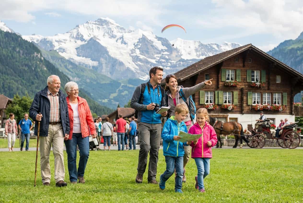 Gentle 1‑Day Family Visit to Interlaken (Summer) Gentle 1‑Day Family Visit to Interlaken (Summer)