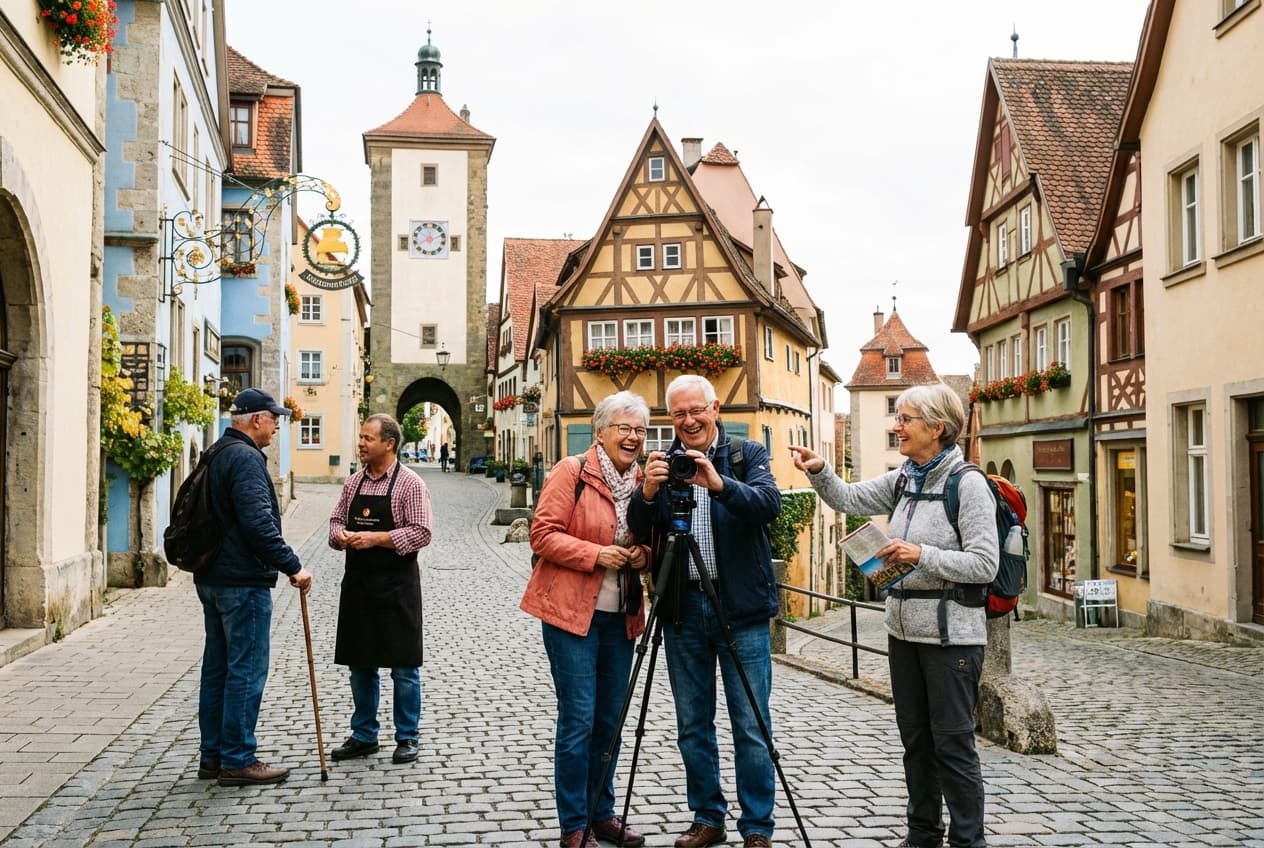 Gentle 1‑Day Visit to Rothenburg ob der Tauber for Seniors (September) Gentle 1‑Day Visit to Rothenburg ob der Tauber for Seniors (September)