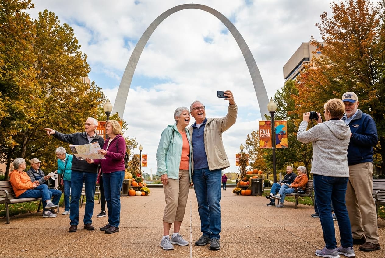 Gentle 2-Day St. Louis Visit for Seniors (Spring) Gentle 2-Day St. Louis Visit for Seniors (Spring)