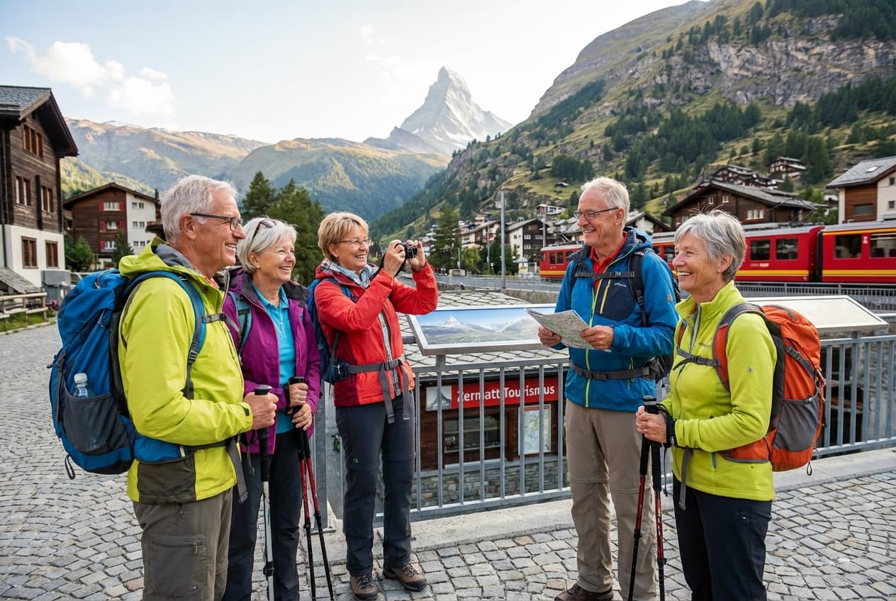 Gentle 2-Day Zermatt: Comfortable Sightseeing for Seniors Gentle 2-Day Zermatt: Comfortable Sightseeing for Seniors
