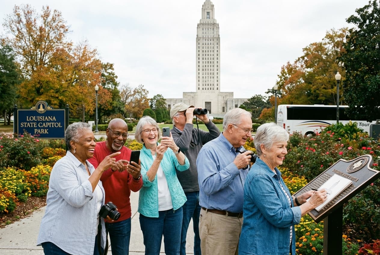 Gentle 3-Day Baton Rouge Visit for Seniors (Spring) Gentle 3-Day Baton Rouge Visit for Seniors (Spring)