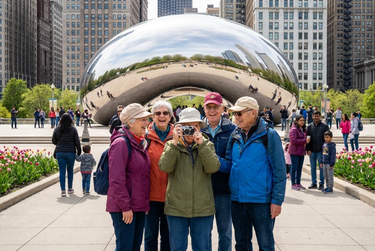 Gentle 3-Day Chicago Tour for Seniors — Comfortable, Accessible, and Scenic Gentle 3-Day Chicago Tour for Seniors — Comfortable, Accessible, and Scenic