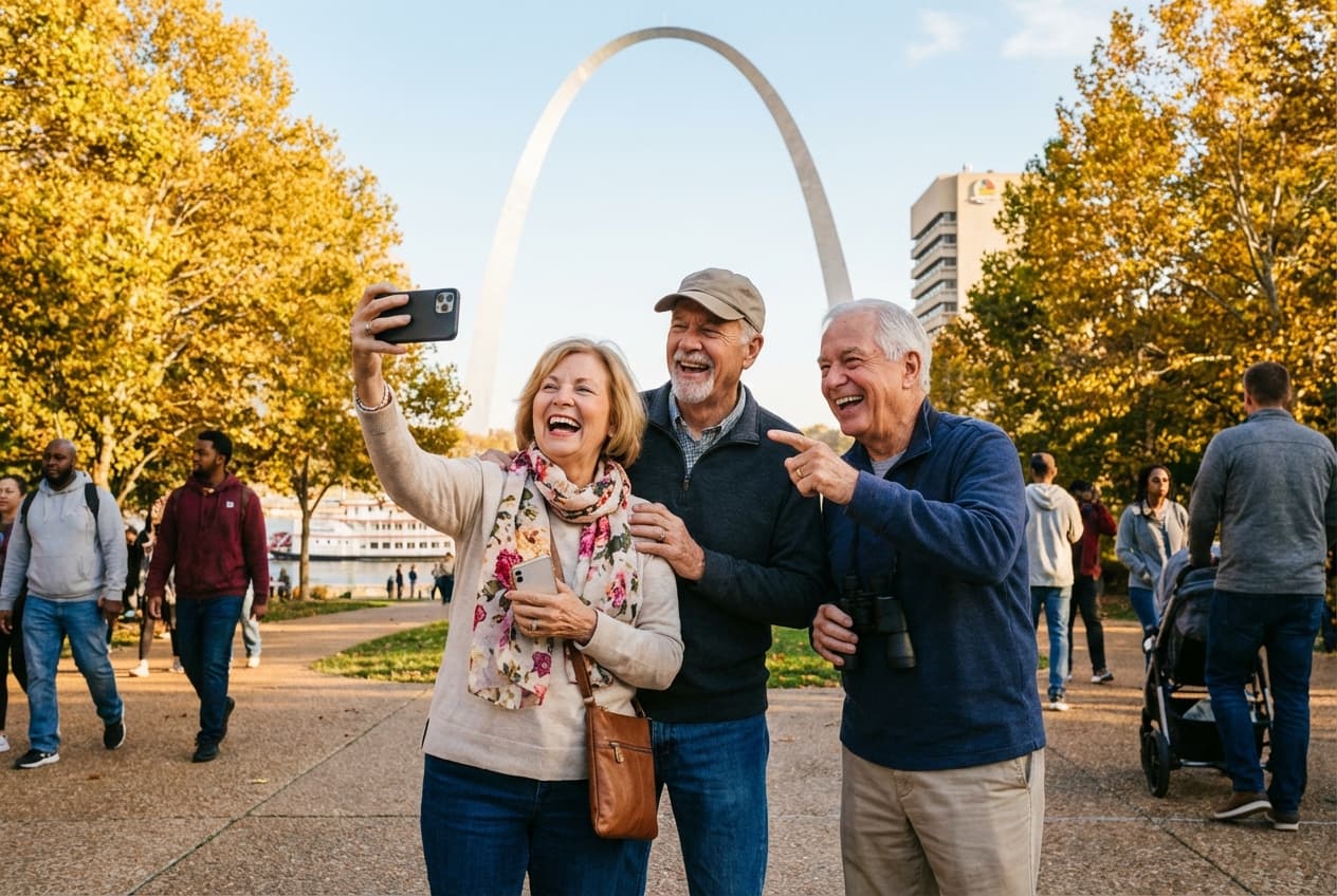 Gentle 3-Day St. Louis Visit for Seniors (May — Spring) Gentle 3-Day St. Louis Visit for Seniors (May — Spring)