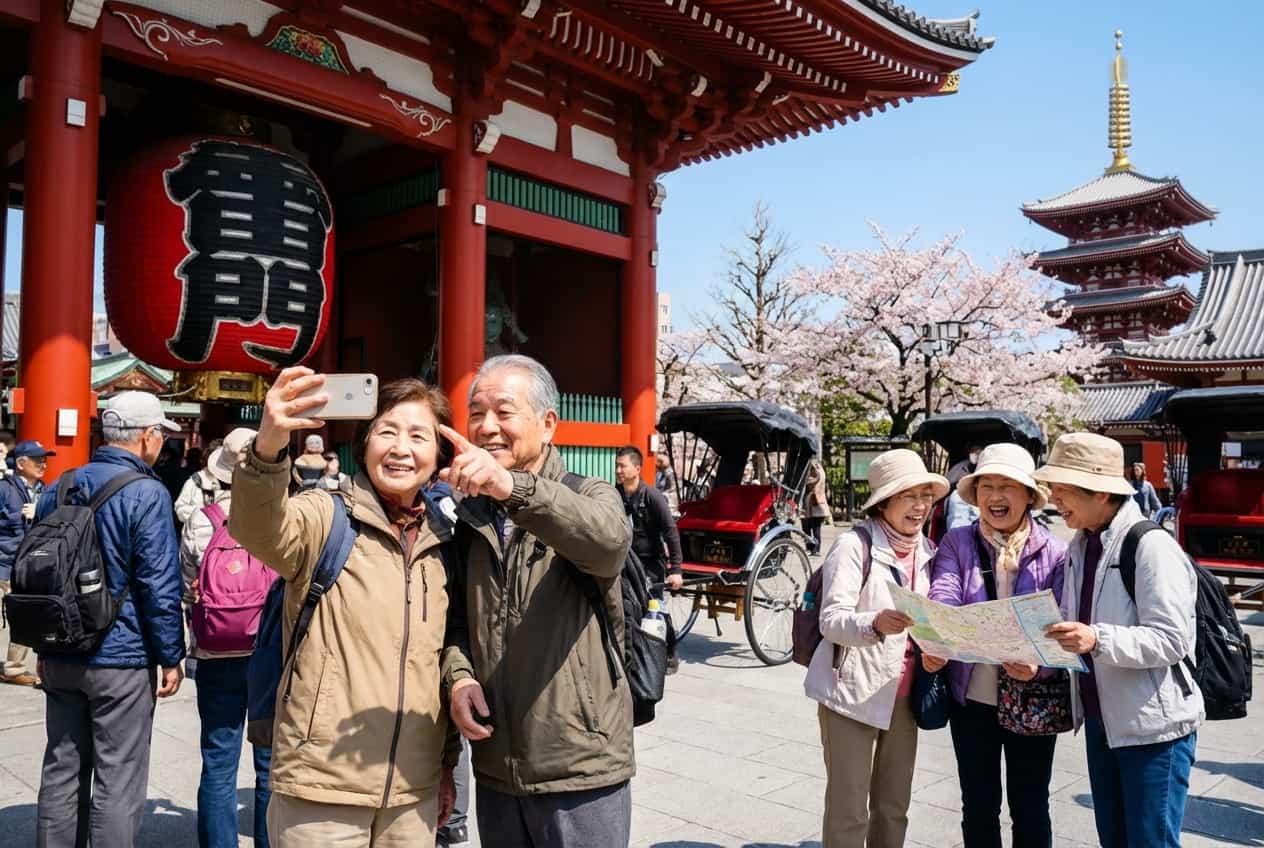 Gentle 3-Day Tokyo: Senior-Friendly Spring Highlights Gentle 3-Day Tokyo: Senior-Friendly Spring Highlights