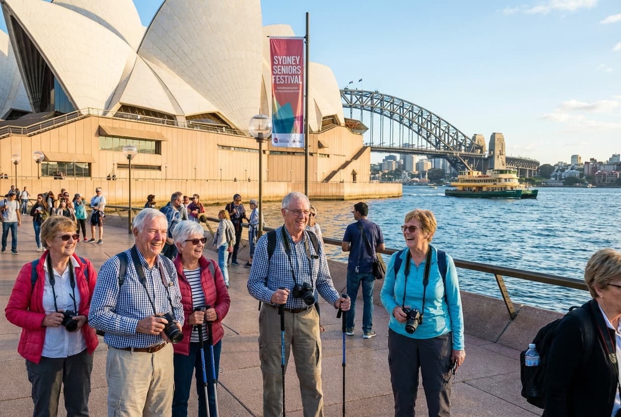 Gentle 3‑Day Sydney (Spring) — Accessible & Relaxed for Seniors Gentle 3‑Day Sydney (Spring) — Accessible & Relaxed for Seniors