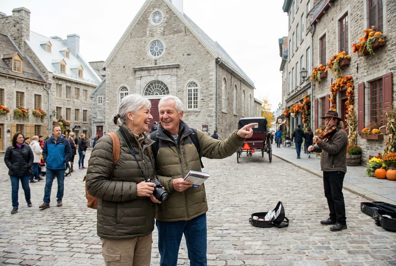 Gentle, Accessible 2-Day Québec City for Seniors (Autumn) Gentle, Accessible 2-Day Québec City for Seniors (Autumn)