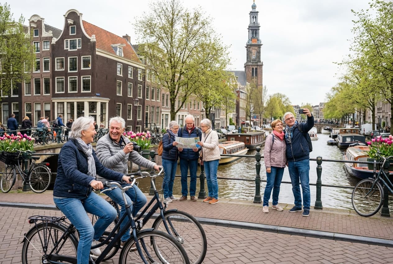Gentle, Accessible 3-Day Amsterdam for Seniors (May, Spring) Gentle, Accessible 3-Day Amsterdam for Seniors (May, Spring)