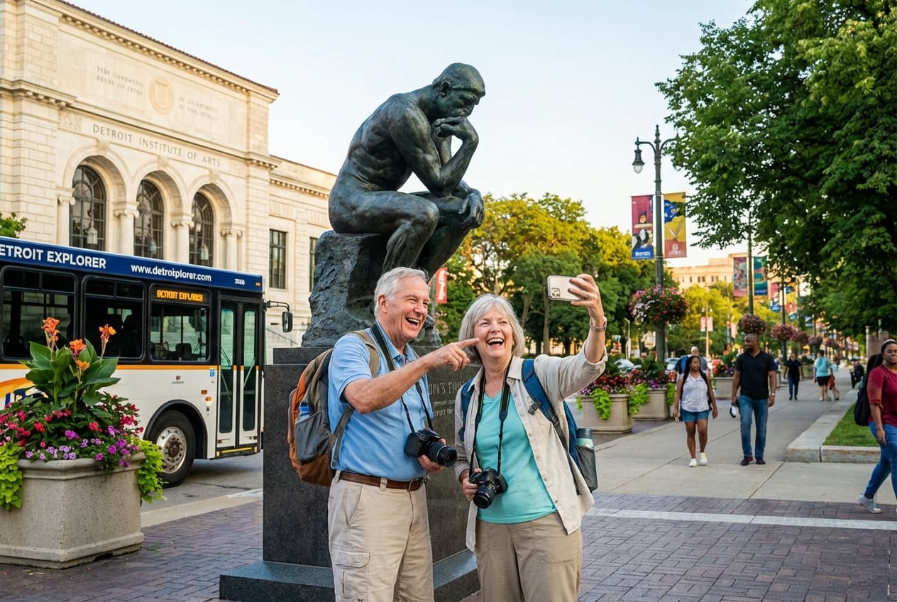 Detroit in 3 Days for Seniors - Detroit Institute of Arts — expansive galleries with benches and accessible entrances Detroit in 3 Days for Seniors - Detroit Institute of Arts — expansive galleries with benches and accessible entrances