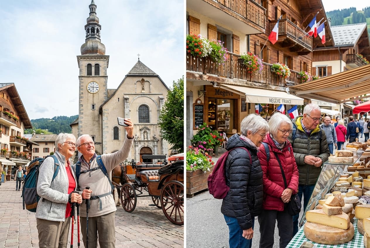 Gentle, Accessible Day in Megève for Seniors (June) Gentle, Accessible Day in Megève for Seniors (June)