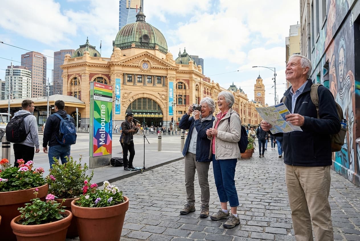 Gentle, Accessible Day in Melbourne — Botanic Gardens, Culture and Riverside Rest Gentle, Accessible Day in Melbourne — Botanic Gardens, Culture and Riverside Rest