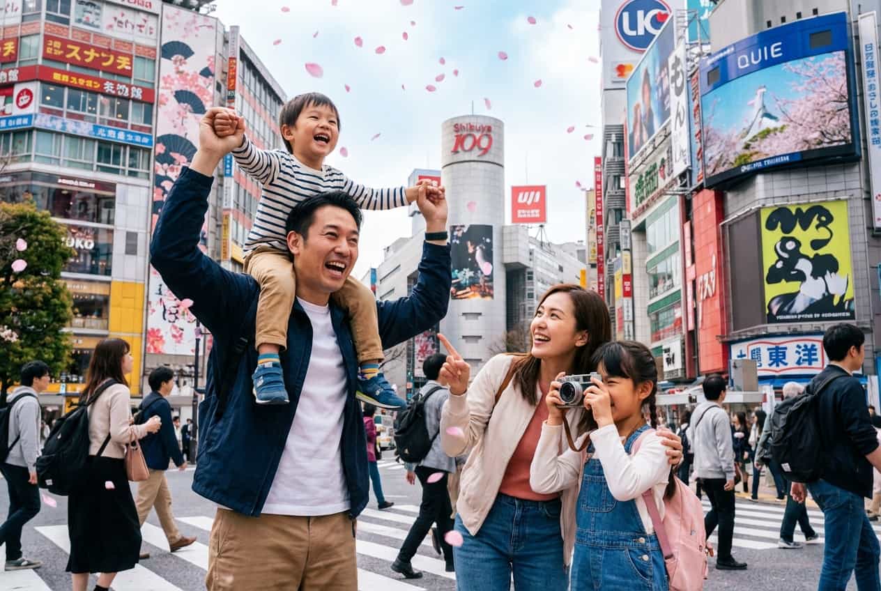 Gentle family day: Asakusa + Tokyo Skytree (kid-friendly, stroller-ready) Gentle family day: Asakusa + Tokyo Skytree (kid-friendly, stroller-ready)