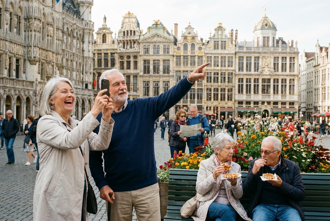 Gentle One-Day Brussels for Seniors (Spring) Gentle One-Day Brussels for Seniors (Spring)
