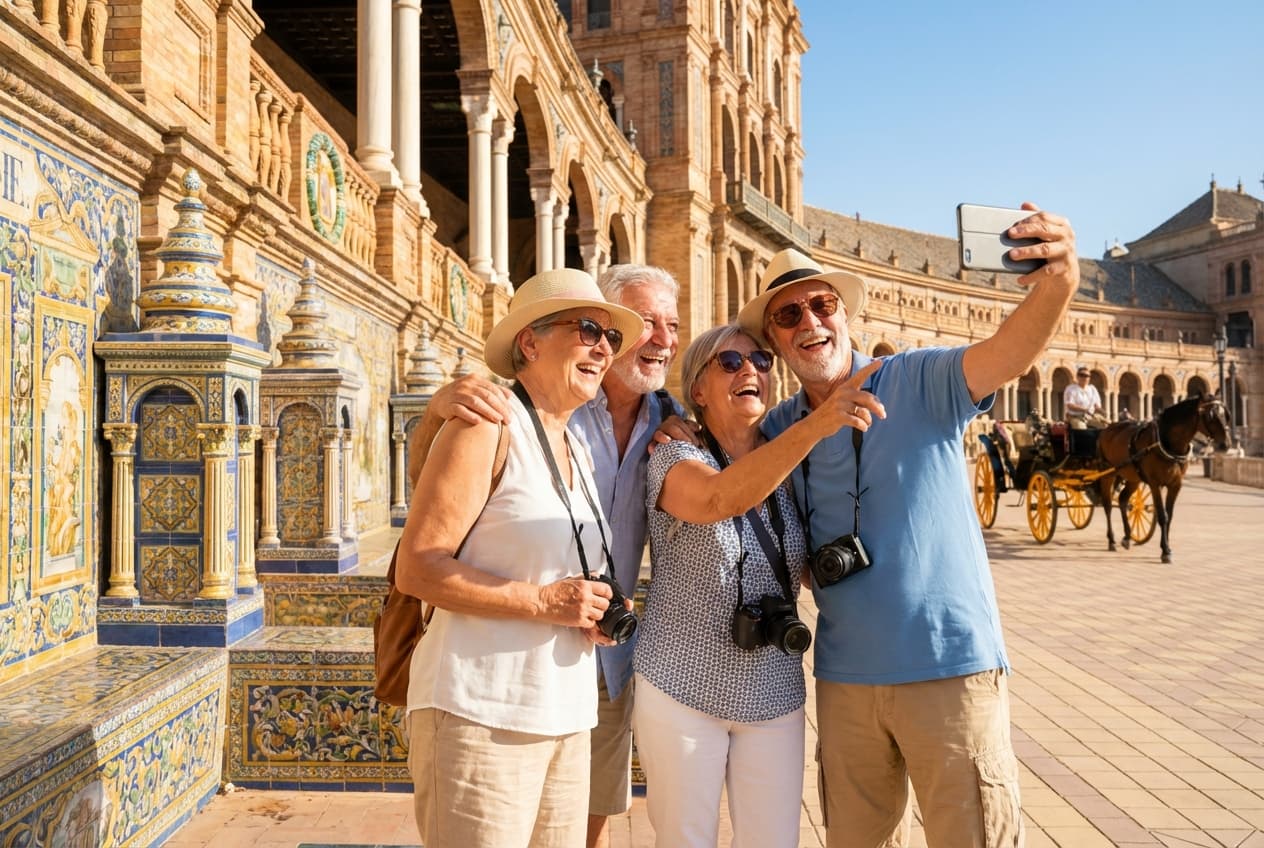 Gentle One-Day Seville for Seniors — Spring Comfort Gentle One-Day Seville for Seniors — Spring Comfort