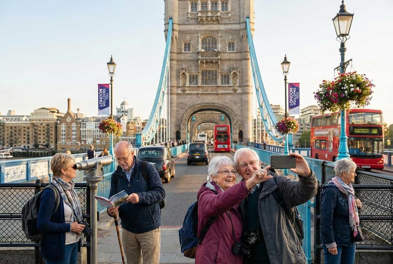 Gentle Spring Day in Central London — Senior-Friendly Highlights Gentle Spring Day in Central London — Senior-Friendly Highlights