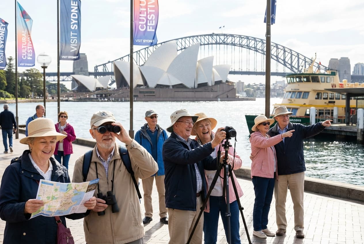 Gentle Spring Day in Sydney — Senior-friendly highlights Gentle Spring Day in Sydney — Senior-friendly highlights