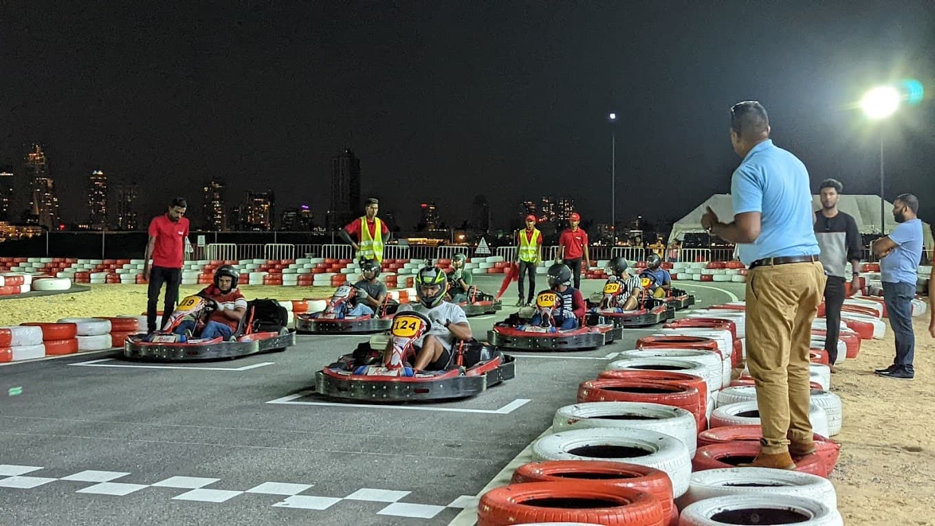 Port City Colombo in 1 Day for Friends - Full go-kart race program (practice, qualifying, final) Port City Colombo in 1 Day for Friends - Full go-kart race program (practice, qualifying, final)