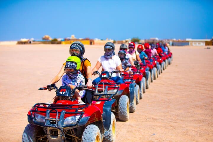 Hurghada in 1 Day for Friends - 45KM ATV/Quad ride across the desert Hurghada in 1 Day for Friends - 45KM ATV/Quad ride across the desert