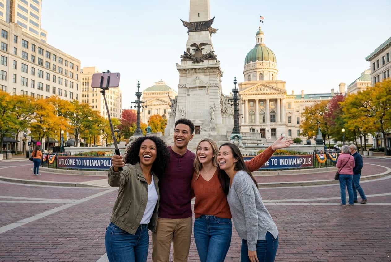 Indianapolis in 1 Days - Bike/walk the Indianapolis Cultural Trail starting at Monument Circle Indianapolis in 1 Days - Bike/walk the Indianapolis Cultural Trail starting at Monument Circle