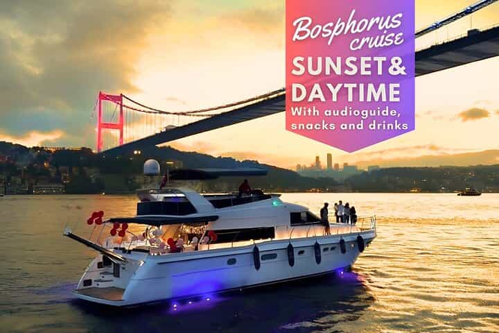 Istanbul: Small-Group Sunset or Day Yacht Cruise with Snacks Istanbul: Small-Group Sunset or Day Yacht Cruise with Snacks