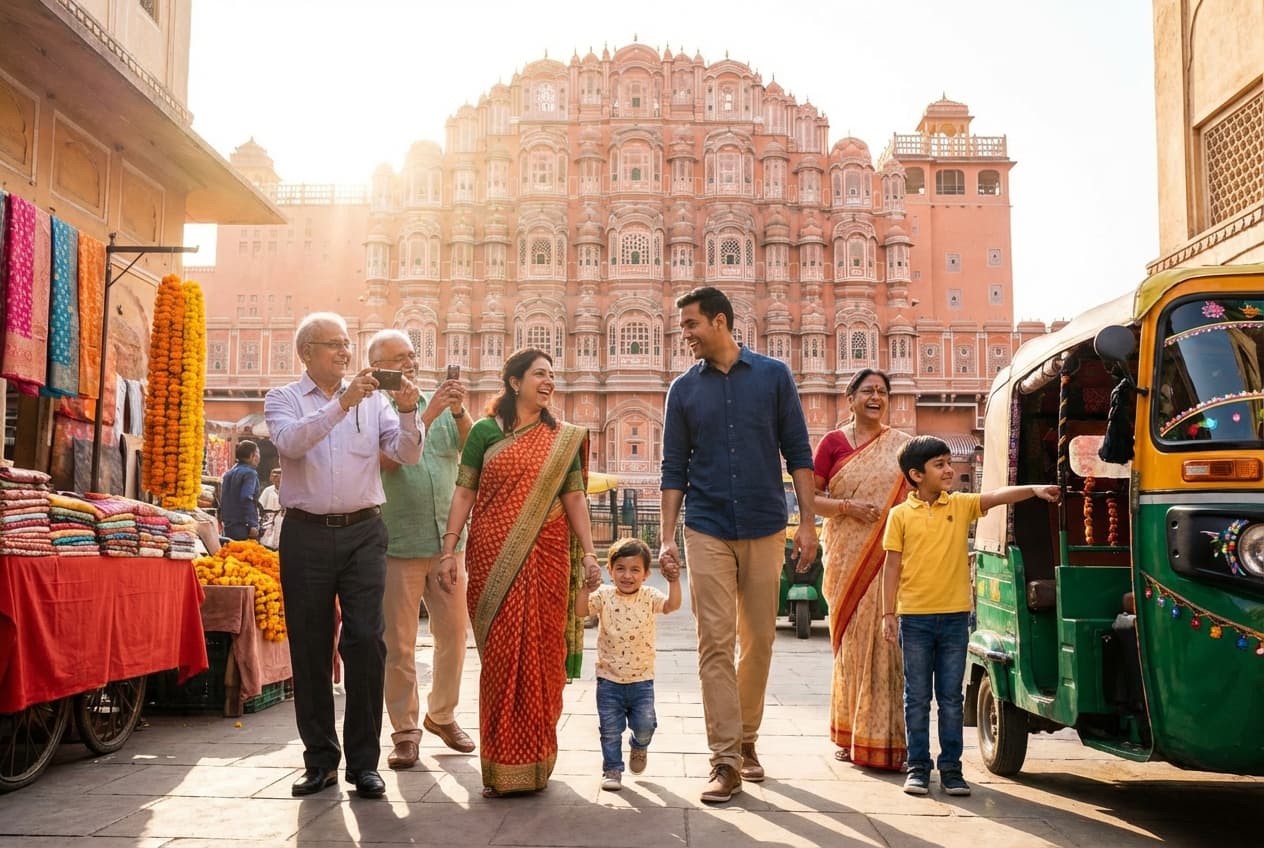 Jaipur Family Tour — 4 Days Kid-Friendly Itinerary (February) Jaipur Family Tour — 4 Days Kid-Friendly Itinerary (February)