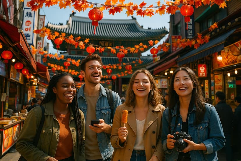 K-Street Feast & Norebang After Dark — Seoul, 4-day Friends Trip