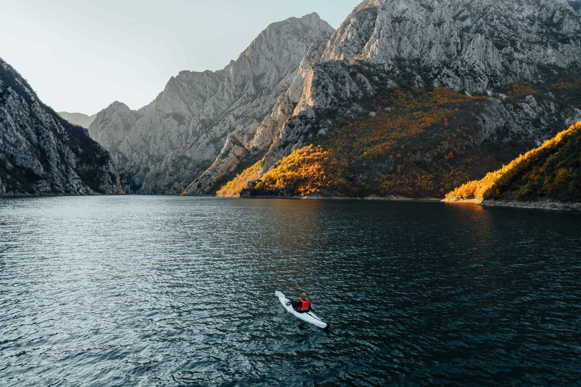 Kayak Adventure in Komani Lake & Shala River Kayak Adventure in Komani Lake & Shala River
