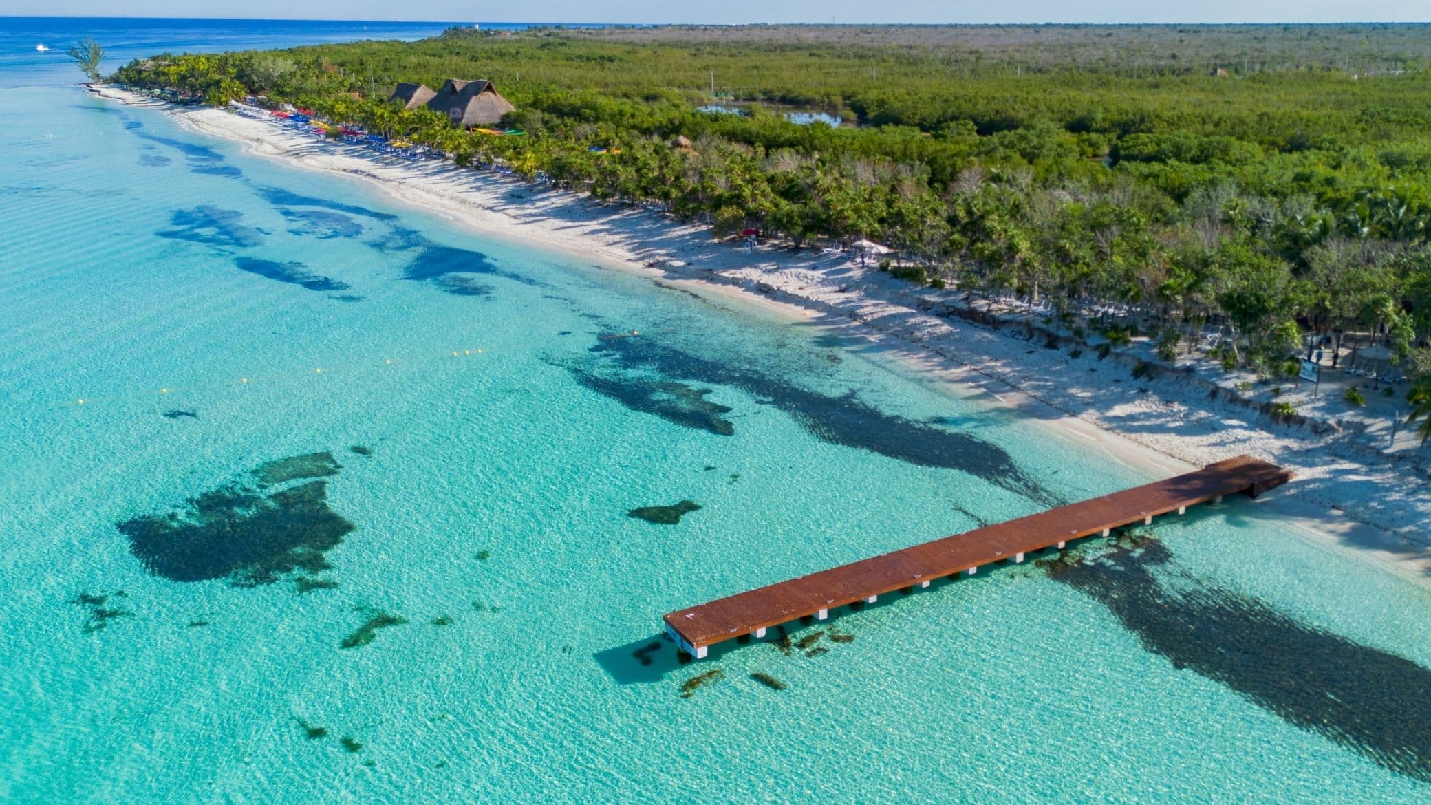 San Miguel de Cozumel in 1 Day for Families - Private white-sand beachfront with shaded loungers & hammocks San Miguel de Cozumel in 1 Day for Families - Private white-sand beachfront with shaded loungers & hammocks
