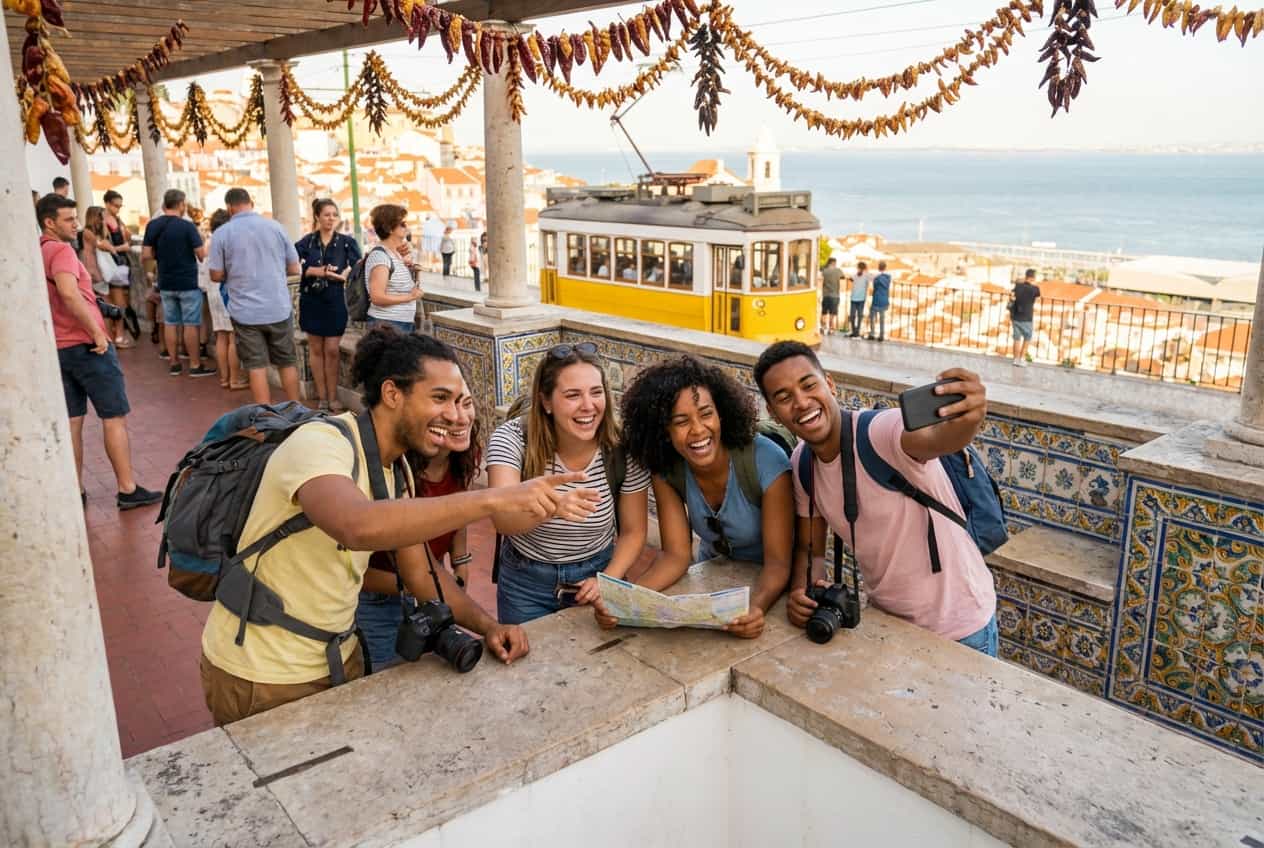 Lisbon in 2 Days - Sunrise/sweeping views across Alfama Lisbon in 2 Days - Sunrise/sweeping views across Alfama