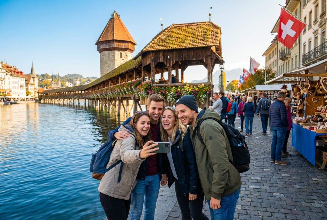 Lucerne in a Day — Friends' Fun & Lake Day Lucerne in a Day — Friends' Fun & Lake Day