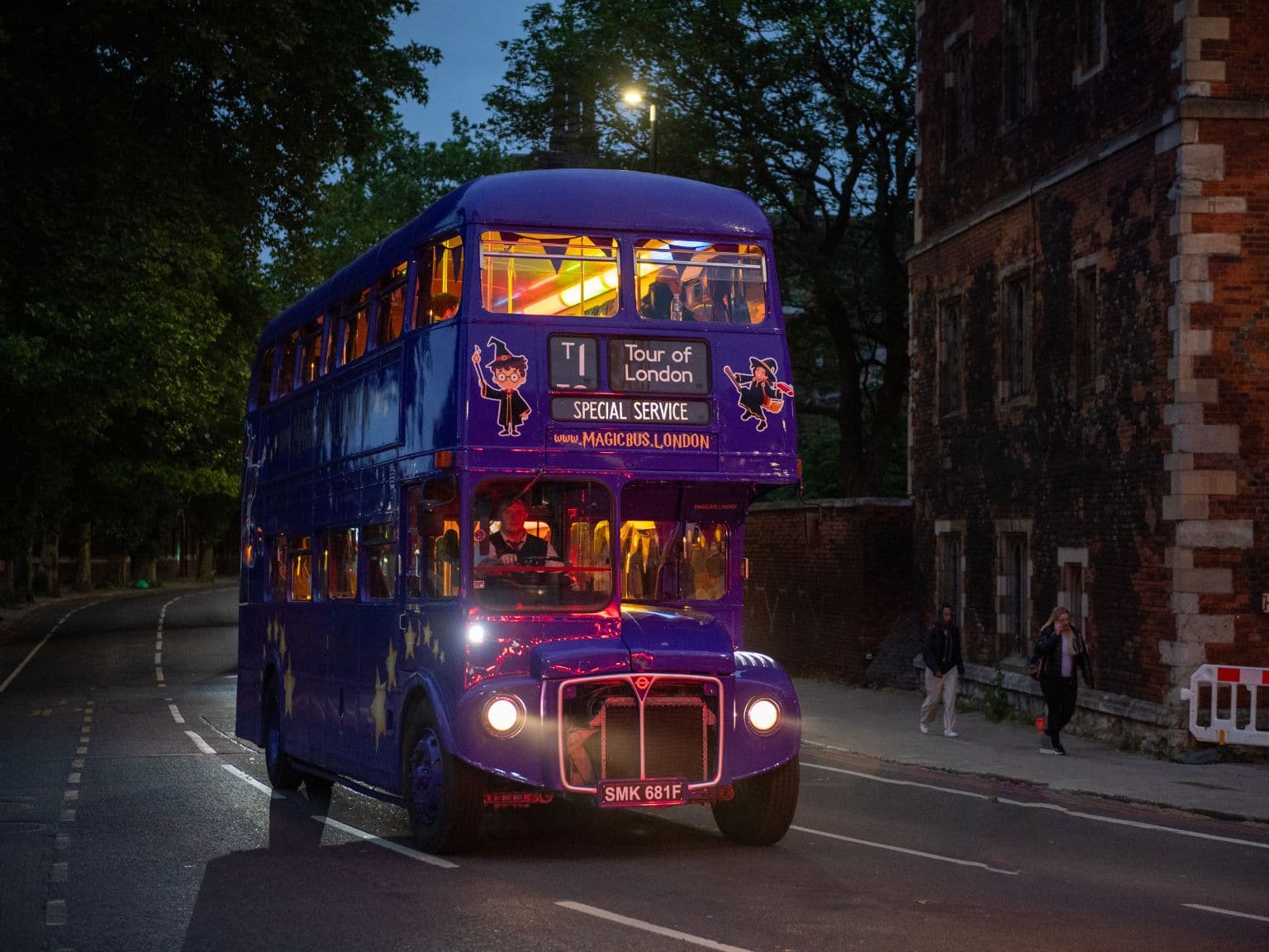 London in 1 Day for Families - Board a purple Routemaster-style 'MagicBus' for a guided 2‑hour film-locations tour London in 1 Day for Families - Board a purple Routemaster-style 'MagicBus' for a guided 2‑hour film-locations tour