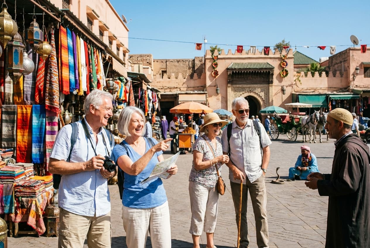 Marrakesh — Gentle 1-Day Itinerary for Seniors (Spring) Marrakesh — Gentle 1-Day Itinerary for Seniors (Spring)