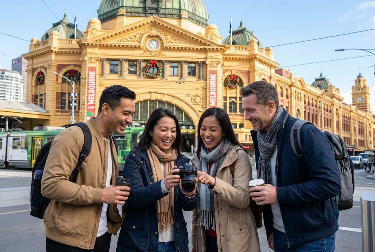 Melbourne in One Day — Friends' Fun: Markets, Laneways, Beach & Live Music Melbourne in One Day — Friends' Fun: Markets, Laneways, Beach & Live Music
