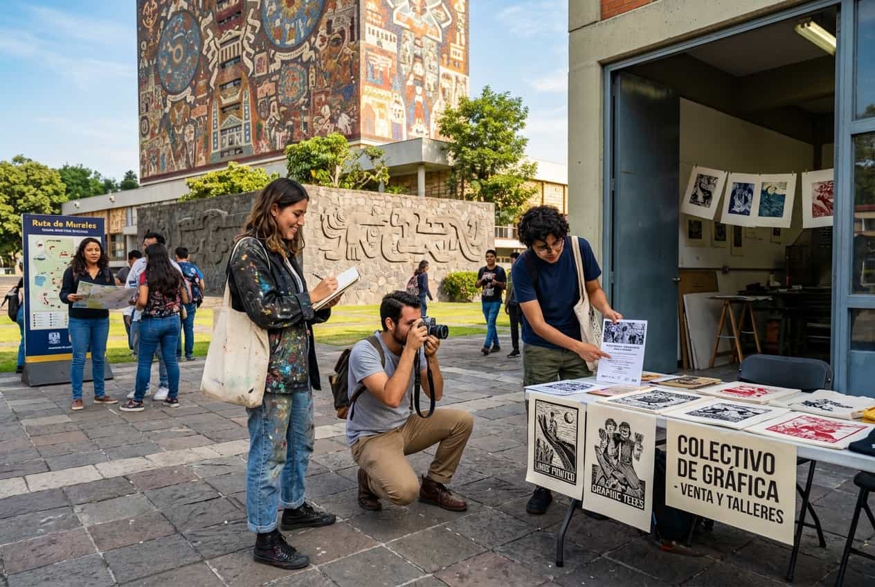 Mexico City — 4-day mural routes, print collectives & studio drop-ins Mexico City — 4-day mural routes, print collectives & studio drop-ins