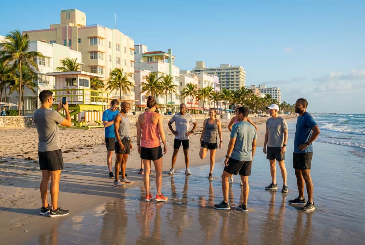 Miami: Sunrise Shoreline & Art Deco Tempo — 3-Day Runner's Tour Miami: Sunrise Shoreline & Art Deco Tempo — 3-Day Runner's Tour