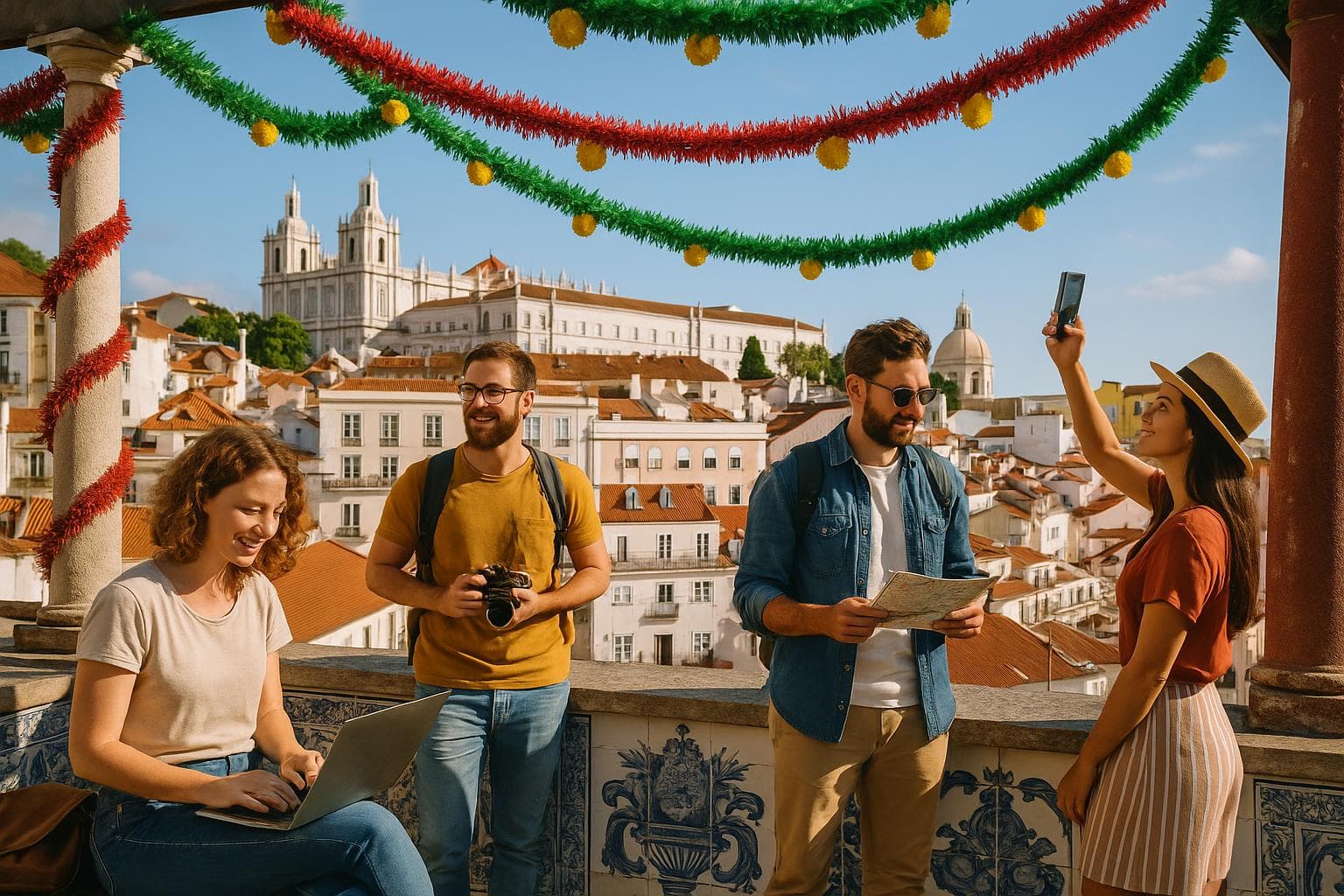 Miradouro Work Sprints & Alfama After-Hours — 4-Day Lisbon