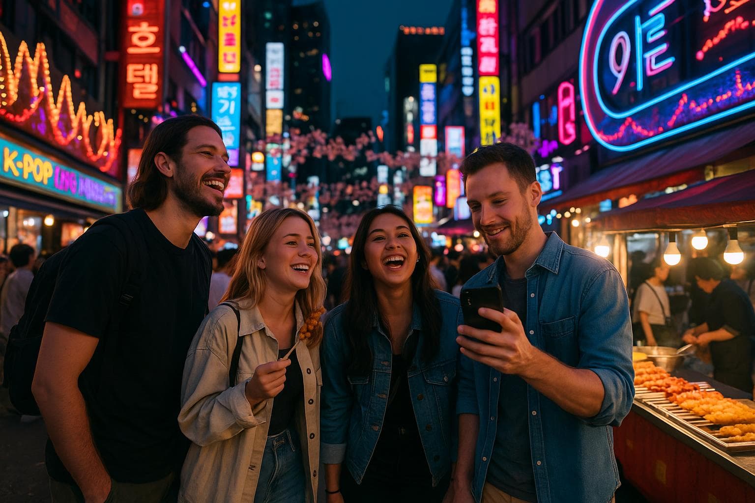 Neon After-Hours in Seoul: Market Bites, K‑Indie Gigs & Karaoke Crawls