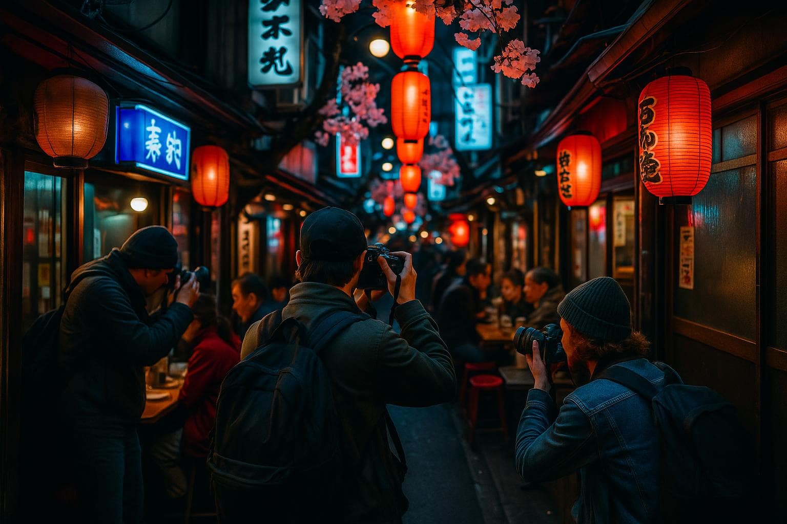 Neon Alleys & Late-Night Izakayas: A Shinjuku–Shibuya After-Dark Shoot
