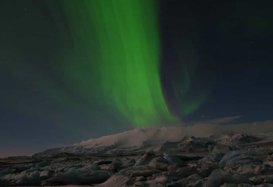 Northern Lights at Jökulsárlón Glacier Lagoon Northern Lights at Jökulsárlón Glacier Lagoon