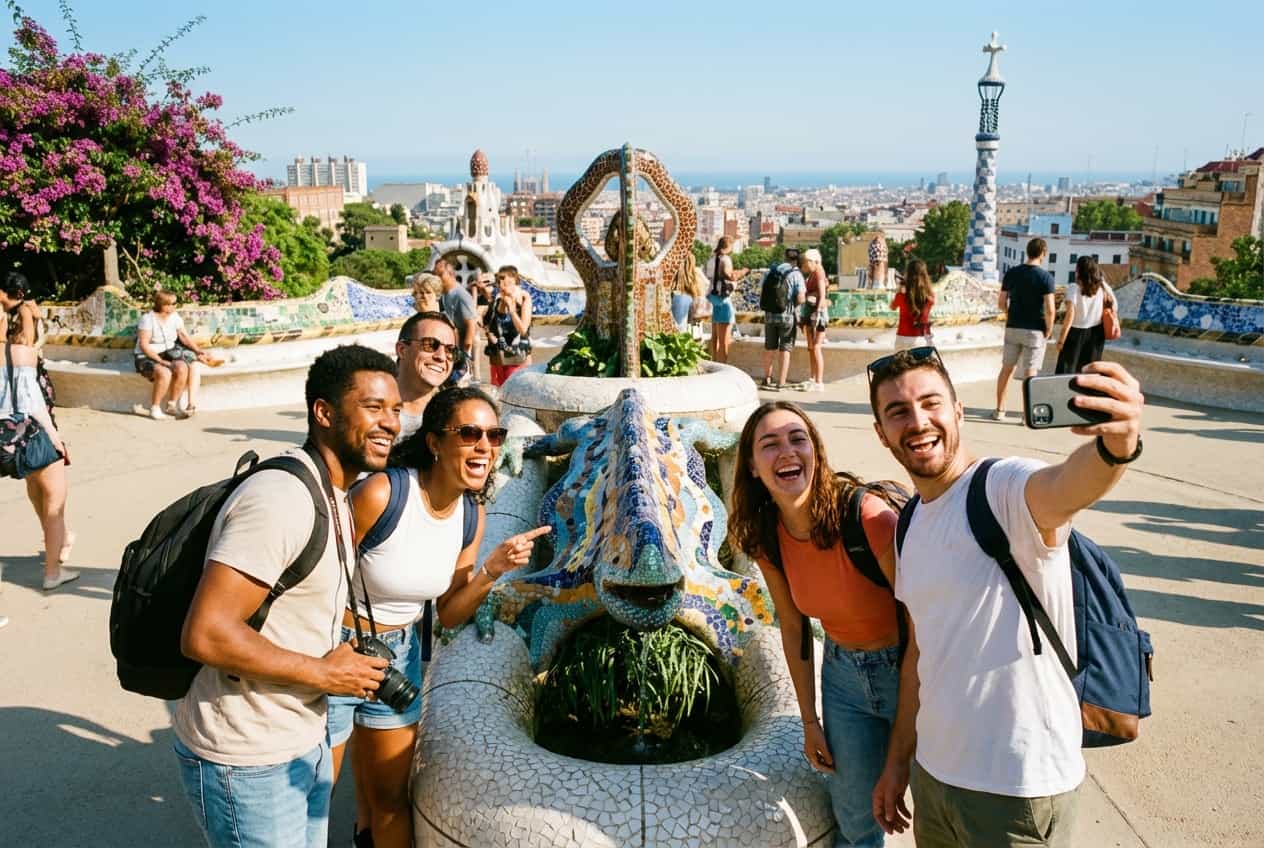 One-Day Barcelona — Friends' Fun & Vibrant Spring Day One-Day Barcelona — Friends' Fun & Vibrant Spring Day