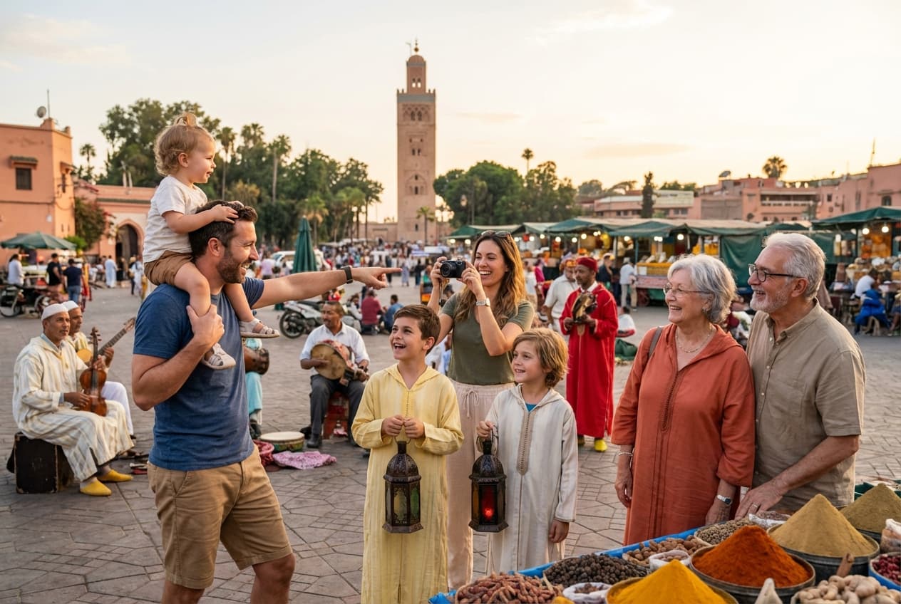 One-day family-friendly Marrakech: gardens, palace, easy pace One-day family-friendly Marrakech: gardens, palace, easy pace
