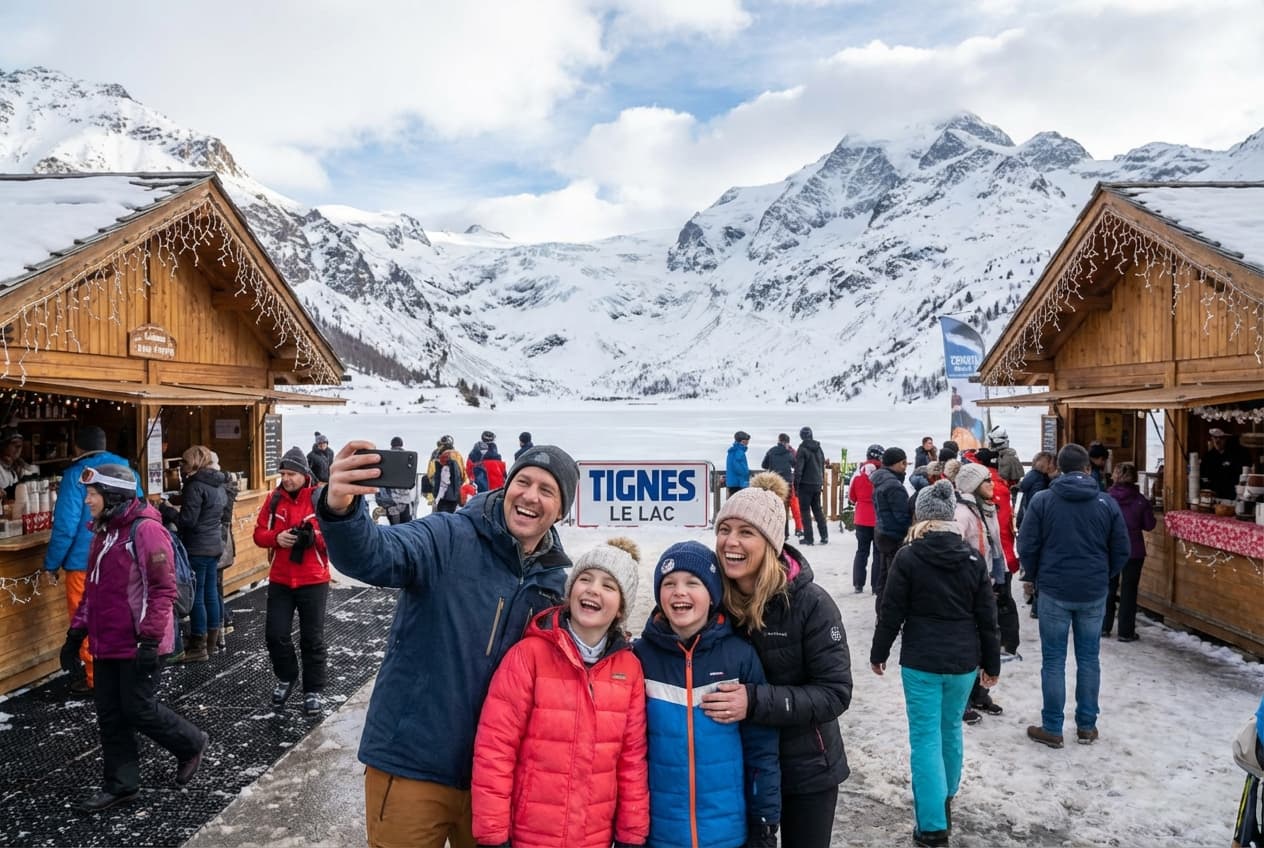 One-day family-friendly Tignes: lake, gondola & splash One-day family-friendly Tignes: lake, gondola & splash