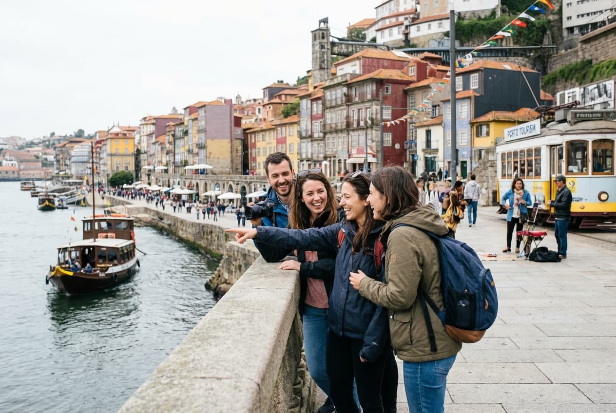 One-Day Friends' Porto: Food, Bikes, River & Nightlife One-Day Friends' Porto: Food, Bikes, River & Nightlife