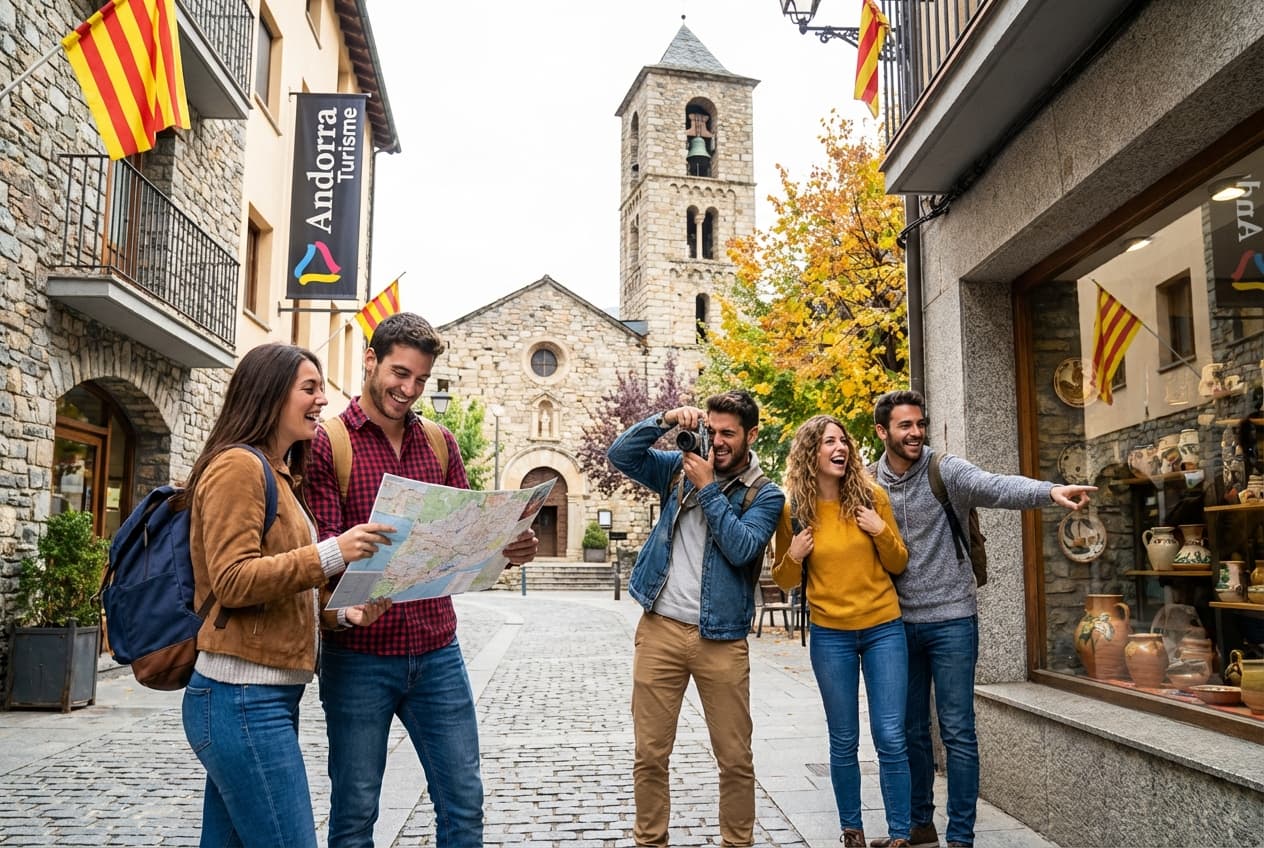 One-day Fun & Vibrant Friends' Day in Andorra la Vella One-day Fun & Vibrant Friends' Day in Andorra la Vella