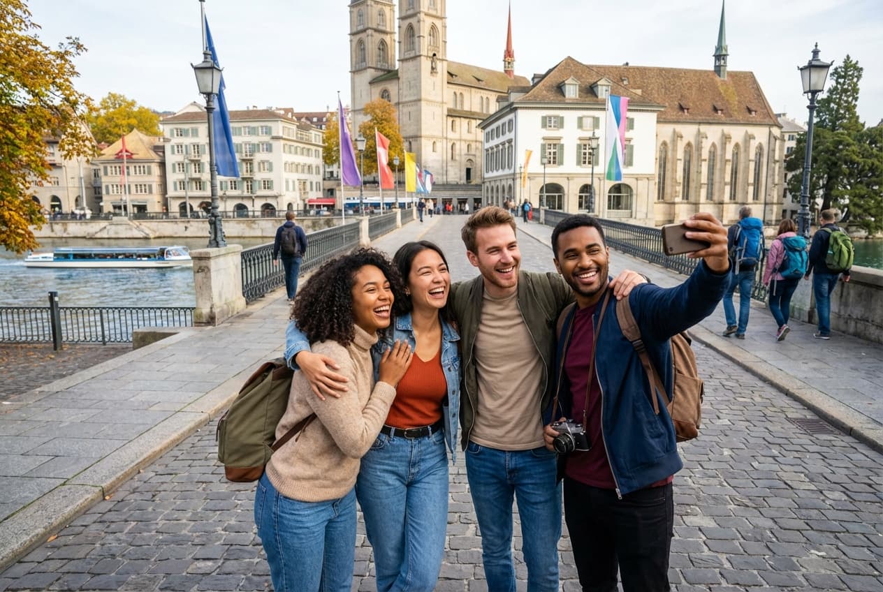 One-day Fun & Vibrant Zürich for Friends One-day Fun & Vibrant Zürich for Friends