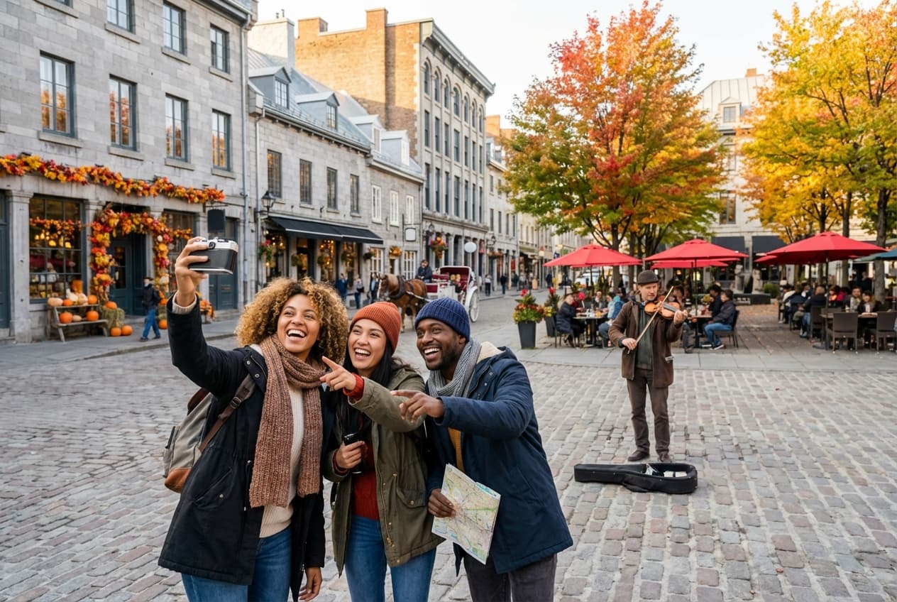 One-day Igloofest with Friends — Old Montreal winter day One-day Igloofest with Friends — Old Montreal winter day