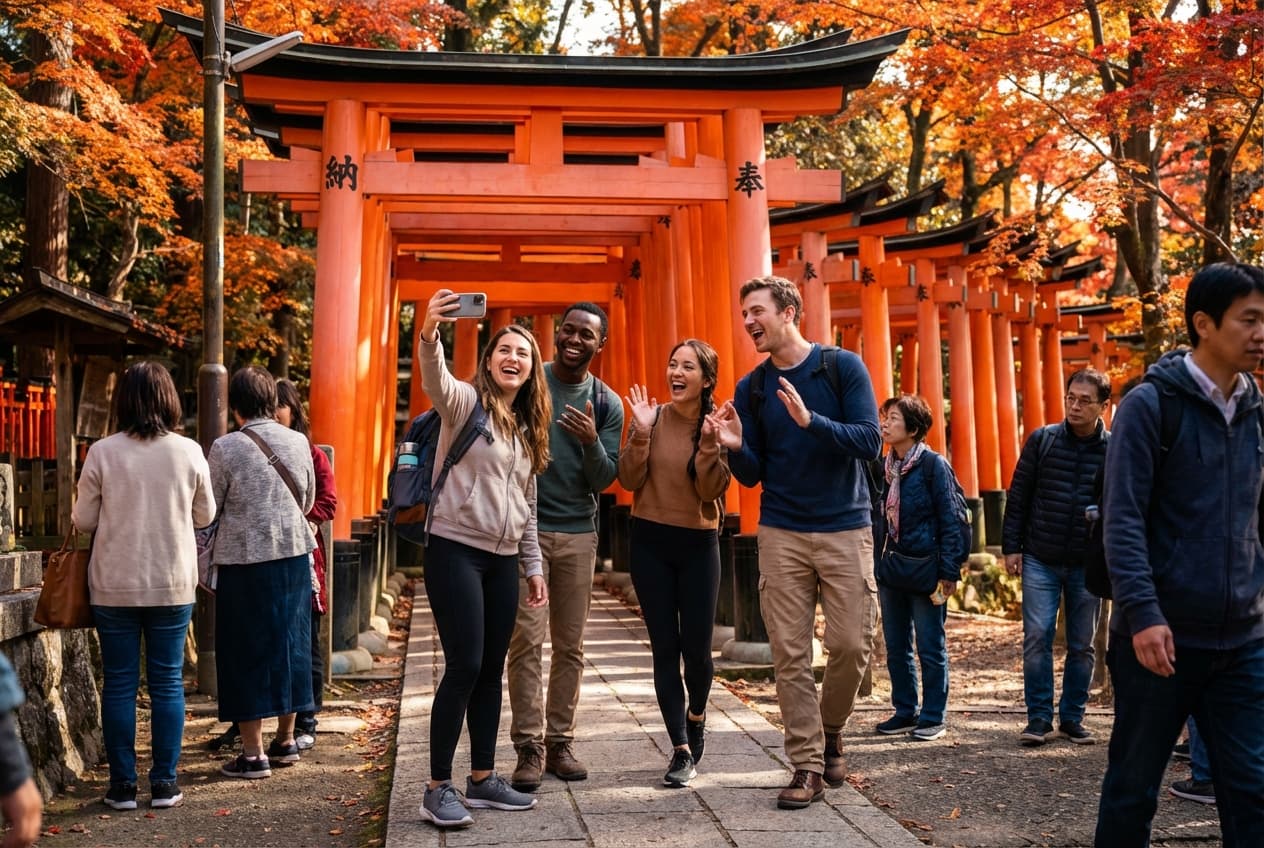 One Day in Kyoto — Friends' Fun & Vibrant Autumn Adventure One Day in Kyoto — Friends' Fun & Vibrant Autumn Adventure