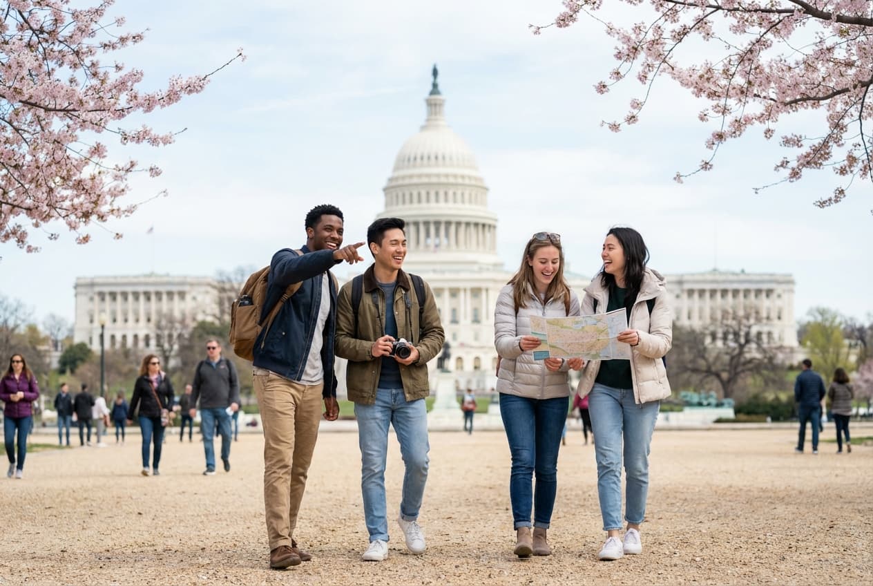 One-Day Vibrant Friends' Day Out in Washington, D.C. One-Day Vibrant Friends' Day Out in Washington, D.C.