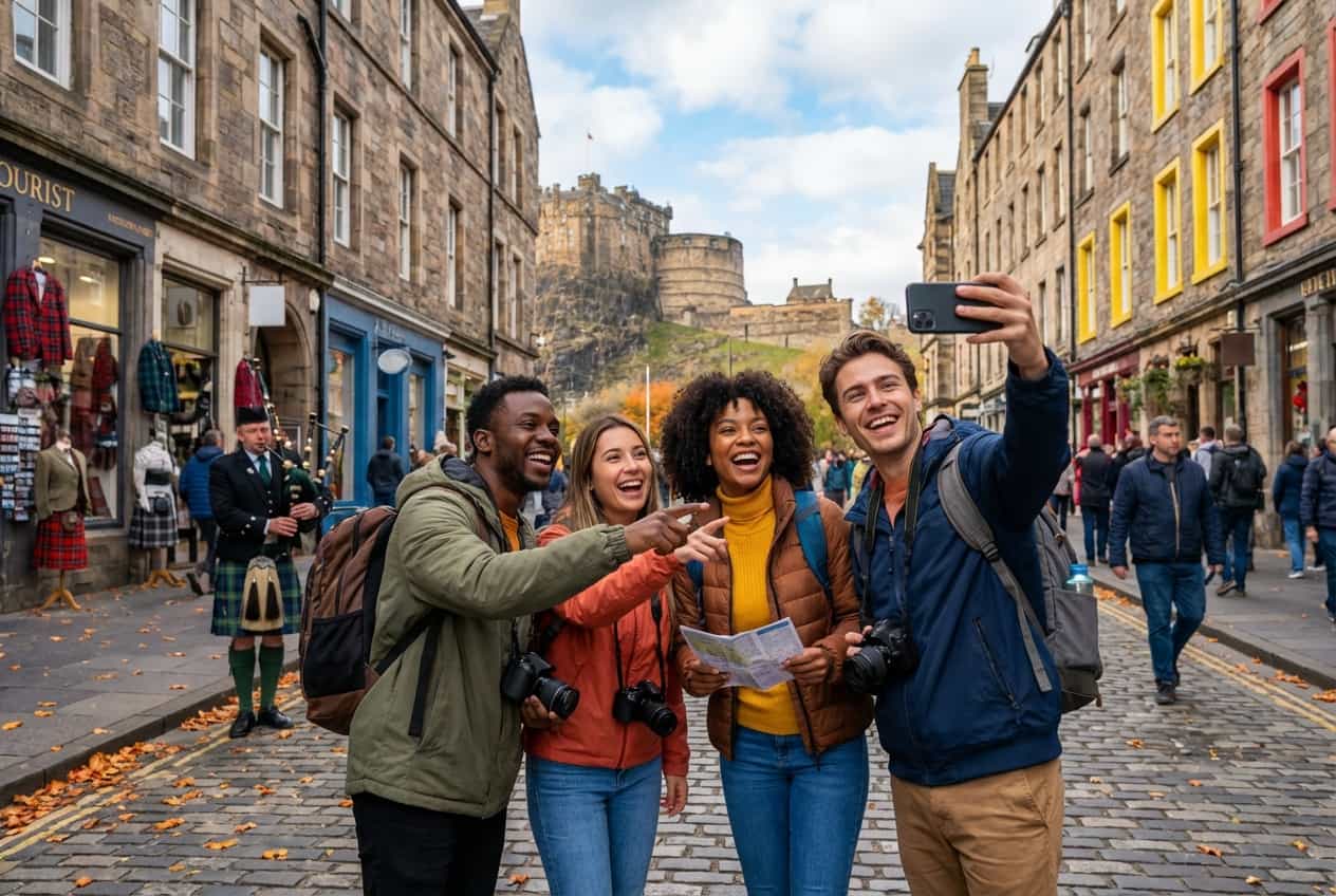 One Energetic Day with Friends in Edinburgh (August / Summer) One Energetic Day with Friends in Edinburgh (August / Summer)