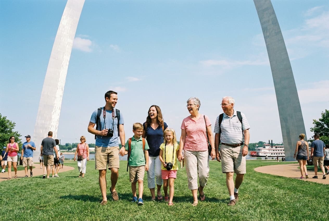One Family Day in St. Louis — Forest Park Fun, Hands-on Science & Arch Views One Family Day in St. Louis — Forest Park Fun, Hands-on Science & Arch Views