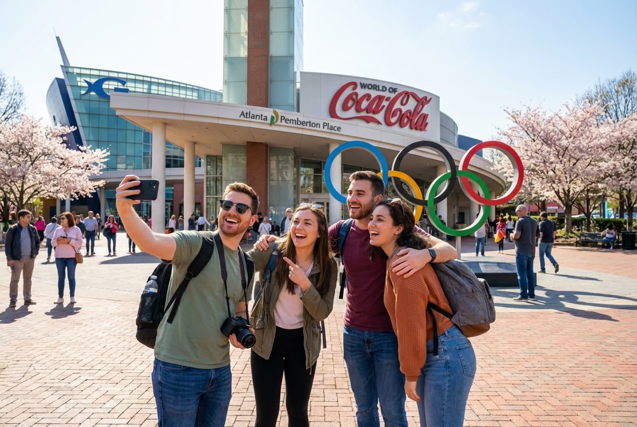 One Fun & Vibrant Day in Atlanta with Friends One Fun & Vibrant Day in Atlanta with Friends